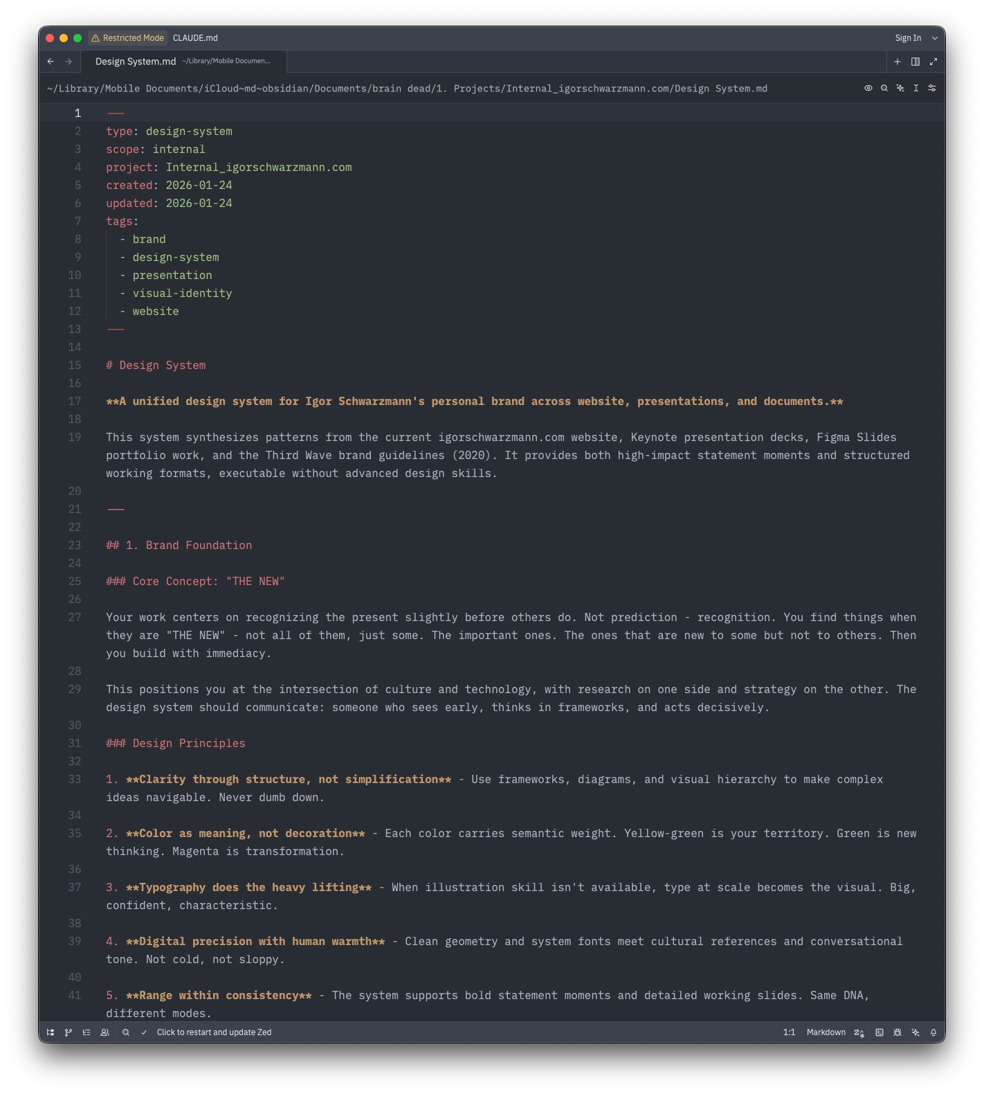 Design System Document